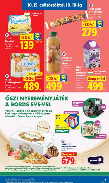 Akciós újság Lidl - Lidl érvényes 10.15.-tól 10.21.-ig - 9 oldal