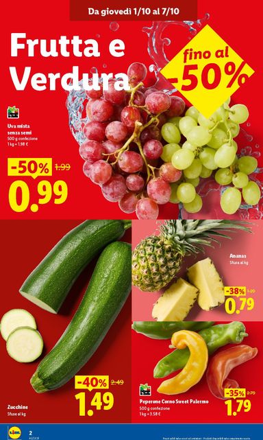 Volantino Lidl - Lidl - Nuova apertura - Maerne di Martellago valido dal 01/10 al 07/10 - pagina 2