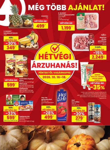 Akciós újság Spar - SPAR érvényes 10.15.-tól 10.21.-ig - 20 oldal