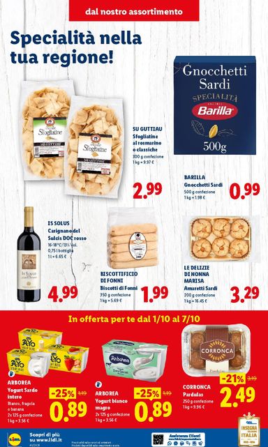 Volantino Lidl - Lidl - Sardegna valido dal 01/10 al 07/10 - pagina 4