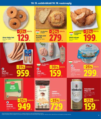 Akciós újság Lidl - Lidl - Debrecen, Veszprém érvényes 10.15.-tól 10.18.-ig - 3 oldal