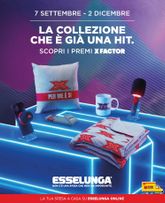Esselunga - Collezione X Factor - 2° Appuntamento valido da giovedì 24/09/2026