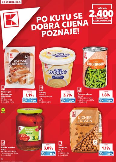 Katalog Kaufland - Kaufland - Ti si naš broj 1 vrijedi od 30.09. do 06.10. - stranica 26