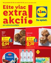Lidl - Ešte viac extra akcií platný od pondelka 12.10.2026