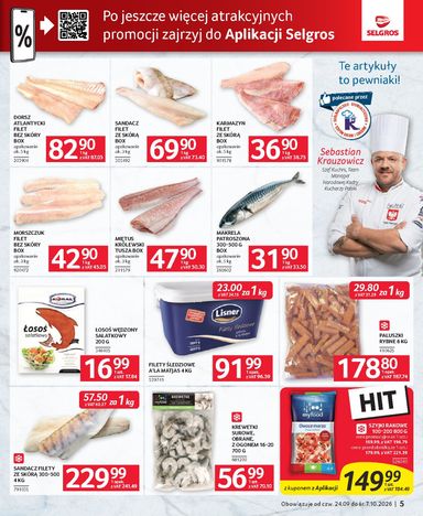 Gazetka Selgros - Selgros cash&carry - Oferta dla gastronomii od 24.09. do 07.10. - strona 5