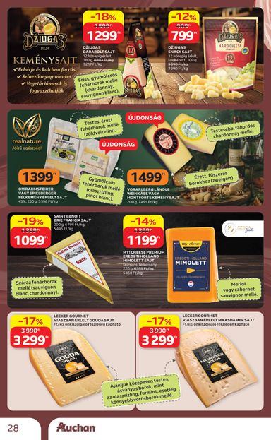 Akciós újság Auchan - Auchan - Bor ajánlataink érvényes 10.01.-tól 10.21.-ig - 28 oldal