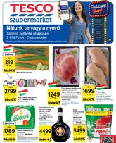 Tesco szupermarket, érvényes csütörtöktől 2026.10.08.