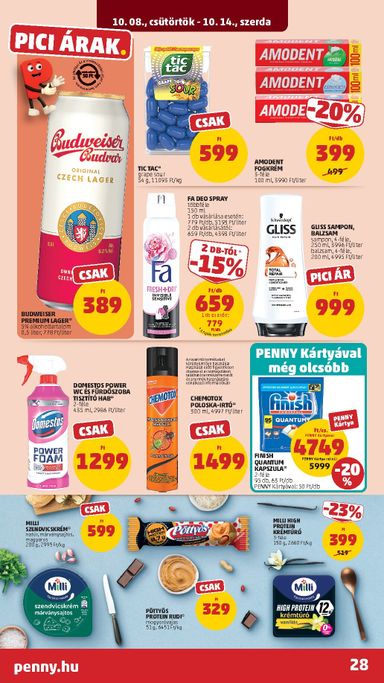 Akciós újság PENNY - PENNY érvényes 10.08.-tól 10.14.-ig - 32 oldal