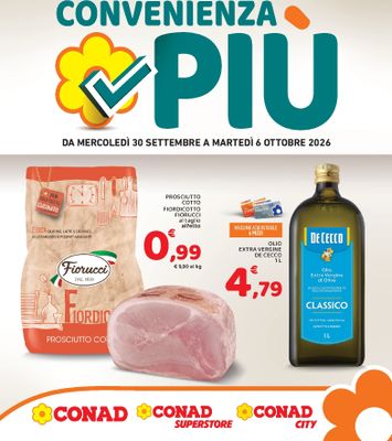 Volantino Conad - Conad valido dal 30/09 al 06/10 - pagina 1