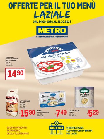 Volantino METRO - Metro - Lazio valido dal 24/09 al 21/10 - pagina 1