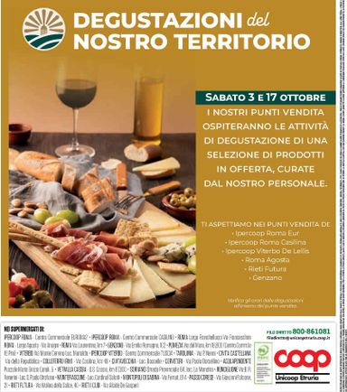 Volantino Coop - Coop - Prodotti nel Nostro Territorio valido dal 24/09 al 21/10 - pagina 12