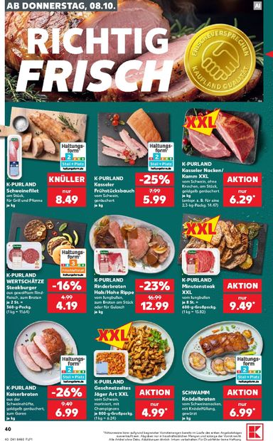 Leták Kaufland Německo - Kaufland Německo od 08.10. do 14.10. - strana 40