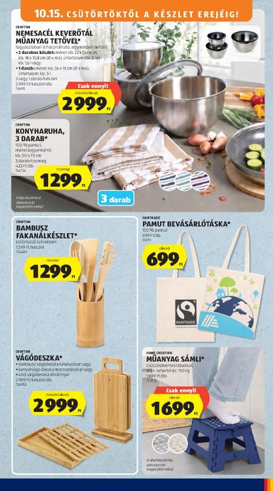 Akciós újság Aldi - Aldi - Középső sor termékei érvényes 10.15.-tól 10.21.-ig - 11 oldal
