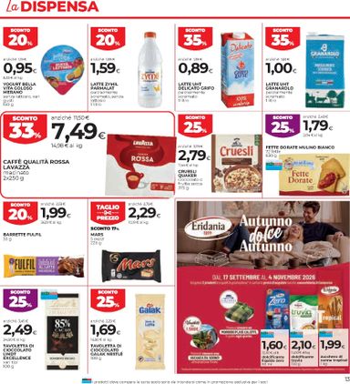Volantino Coop - Coop valido dal 08/10 al 21/10 - pagina 13