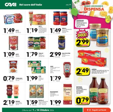 Volantino Crai - Crai - Palermo, Sicilia valido dal 01/10 al 14/10 - pagina 11