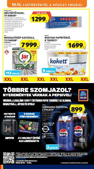 Akciós újság Aldi - Aldi érvényes 10.15.-tól 10.21.-ig - 18 oldal