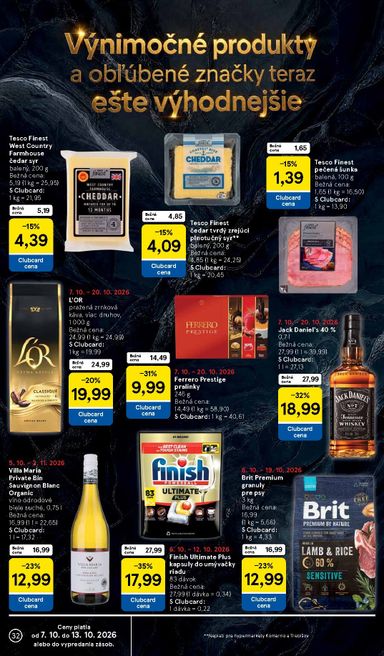 Leták Tesco - Tesco od 07.10. do 13.10. - strana 32