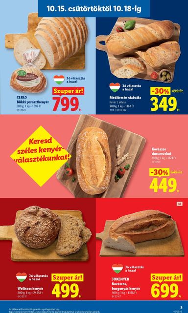 Akciós újság Lidl - Lidl érvényes 10.15.-tól 10.21.-ig - 3 oldal