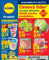 Lidl leták platný od pondelka 21.09.