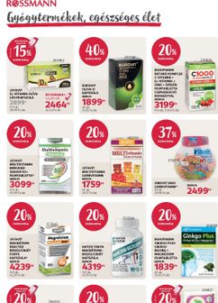 Rossmann akciós újság, érvényes hétfőtől 10.12.