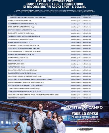 Volantino Mercatò - Mercatò valido dal 01/10 al 10/10 - pagina 7