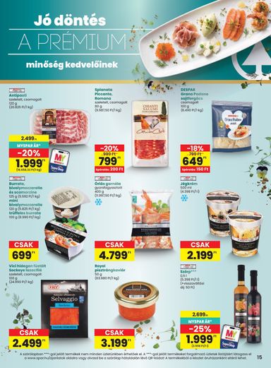 Akciós újság Spar - SPAR érvényes 10.08.-tól 10.14.-ig - 15 oldal