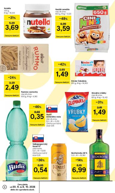 Leták Tesco - Tesco od 30.09. do 06.10. - strana 8