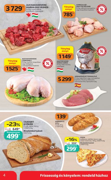 Akciós újság Auchan - Auchan szupermarket érvényes 10.08.-tól 10.14.-ig - 4 oldal
