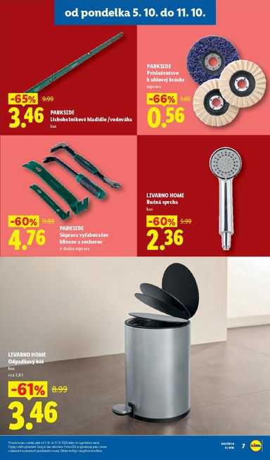 Leták Lidl - Lidl - Ešte viac extra akcií od 05.10. do 11.10. - strana 7