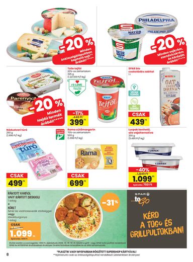 Akciós újság Spar - SPAR érvényes 10.15.-tól 10.21.-ig - 8 oldal