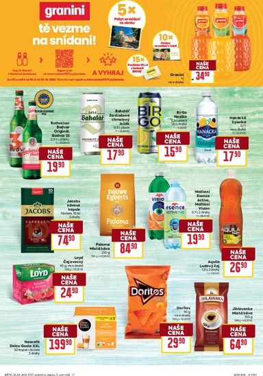 Leták Billa - Billa - Katalog: Podzimní nápoje od 30.09. do 20.10. - strana 17