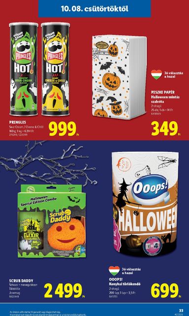 Akciós újság Lidl - Lidl érvényes 10.08.-tól 10.14.-ig - 33 oldal