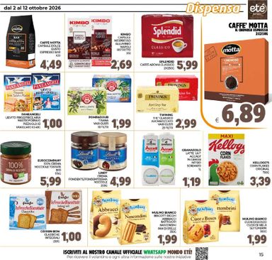 Volantino Eté - Eté - Prime valido dal 02/10 al 12/10 - pagina 15