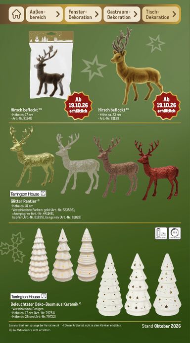Prospekt METRO - Metro - Weihnachten gültig ab 01.10. bis 31.10. - seite 149