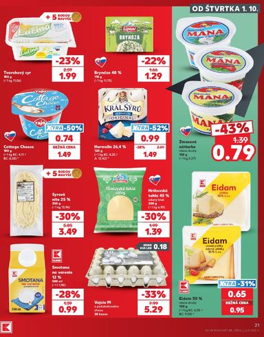 Leták Kaufland - Kaufland od 01.10. do 07.10. - strana 21