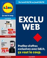 Lidl - Exclu Web valable à partir de du lundi 05/10/2026