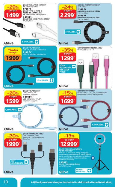 Akciós újság Auchan - Auchan - Qilive ajánlataink érvényes 10.08.-tól 10.28.-ig - 10 oldal