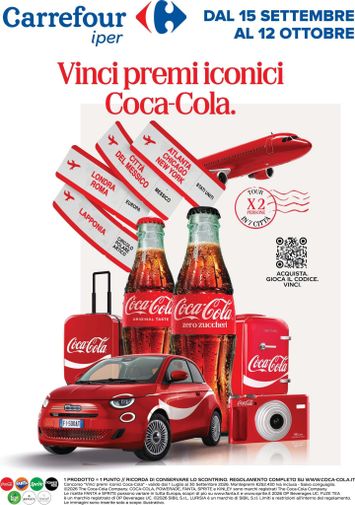 Volantino Carrefour - Carrefour - Speciale Coca-Cola valido dal 15/09 al 12/10 - pagina 1
