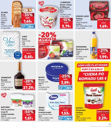 Katalog Kaufland - Kaufland vrijedi od 30.09. do 06.10. - stranica 47