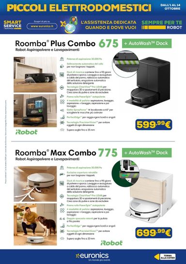 Volantino Euronics - Euronics - Piccoli Elettrodomestici valido dal 01/10 al 14/10 - pagina 10