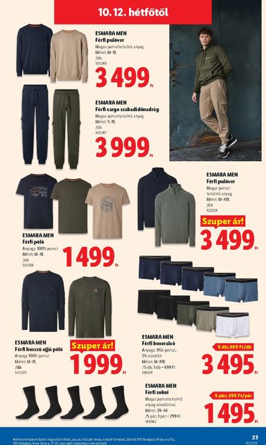 Akciós újság Lidl - Lidl - Nonfood érvényes 10.08.-tól 10.14.-ig - 23 oldal