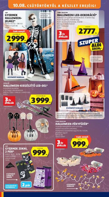 Akciós újság Aldi - Aldi - Középső sor termékei érvényes 10.08.-tól 10.14.-ig - 2 oldal