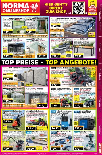 Prospekt Norma - Norma - Onlineshop gültig ab 21.09. bis 26.09. - seite 1