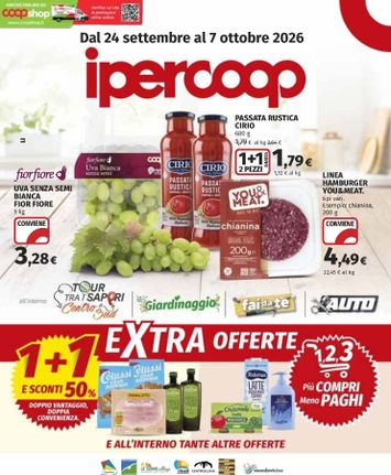 Volantino Ipercoop - Ipercoop valido dal 24/09 al 07/10 - pagina 1