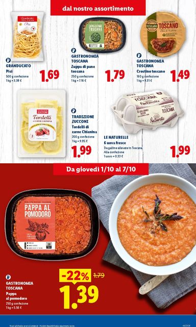 Volantino Lidl - Lidl - Toscana valido dal 01/10 al 07/10 - pagina 3