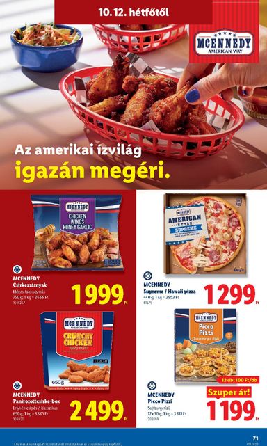 Akciós újság Lidl - Lidl érvényes 10.08.-tól 10.14.-ig - 71 oldal