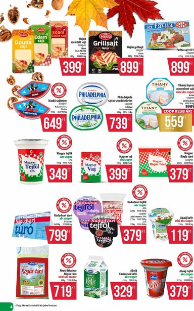 Akciós újság Coop - Coop - Észak-Kelet érvényes 10.15.-tól 10.21.-ig - 4 oldal