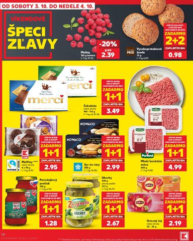 Leták Kaufland - Kaufland od 01.10. do 07.10. - strana 70