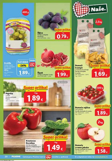 Katalog Plodine - Plodine vrijedi od 23.09. do 29.09. - stranica 20