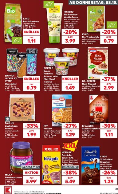 Leták Kaufland Německo - Kaufland Německo od 08.10. do 14.10. - strana 25